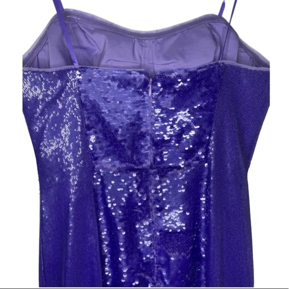 Aidan by Aidan Mattox Strapless Sequin Formal Gown - Picture 8 of 12